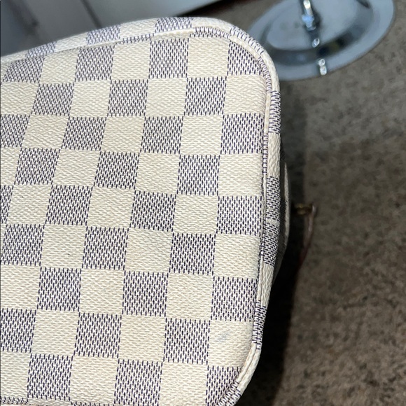 3346 Designer Checkered Tote Bag - Brown and Cream - Picture 12 of 13